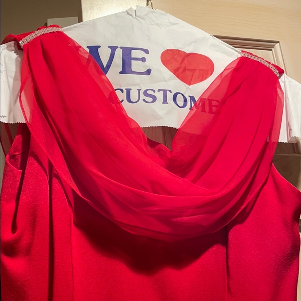 Red Dress Size 9/10 Junior Size